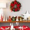 4 Christmas Trees Wooden Table Decorations Centerpiece Block Holiday Tree Red Green White Wood Color Tiered Tray Tabletop Sign Decor 4 Sizes for Office Dining Room Mantle Home Xmas Wood Party Supplies